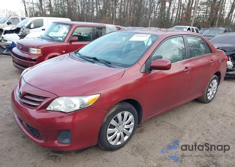 2013 Toyota Corolla Base из США, поврежденный, VIN 5YFBU4EE7DP092387